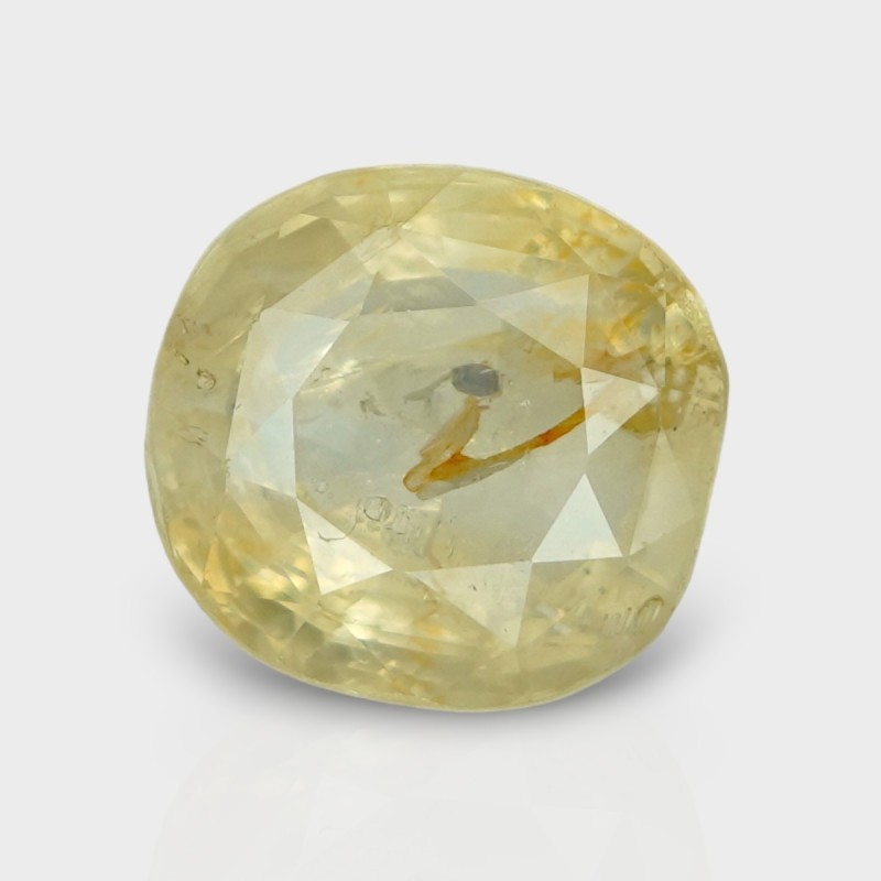 5.69 Cts. Natural Yellow Sapphire Faceted Cushion Loose Gemstone