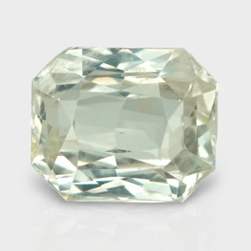 9.89 Cts. Natural White Sapphire (Sri Lanka)