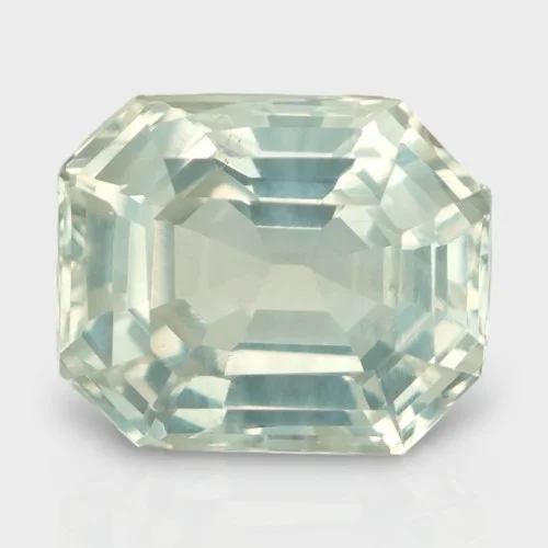 9.85 Cts. Natural White Sapphire (Sri Lanka)