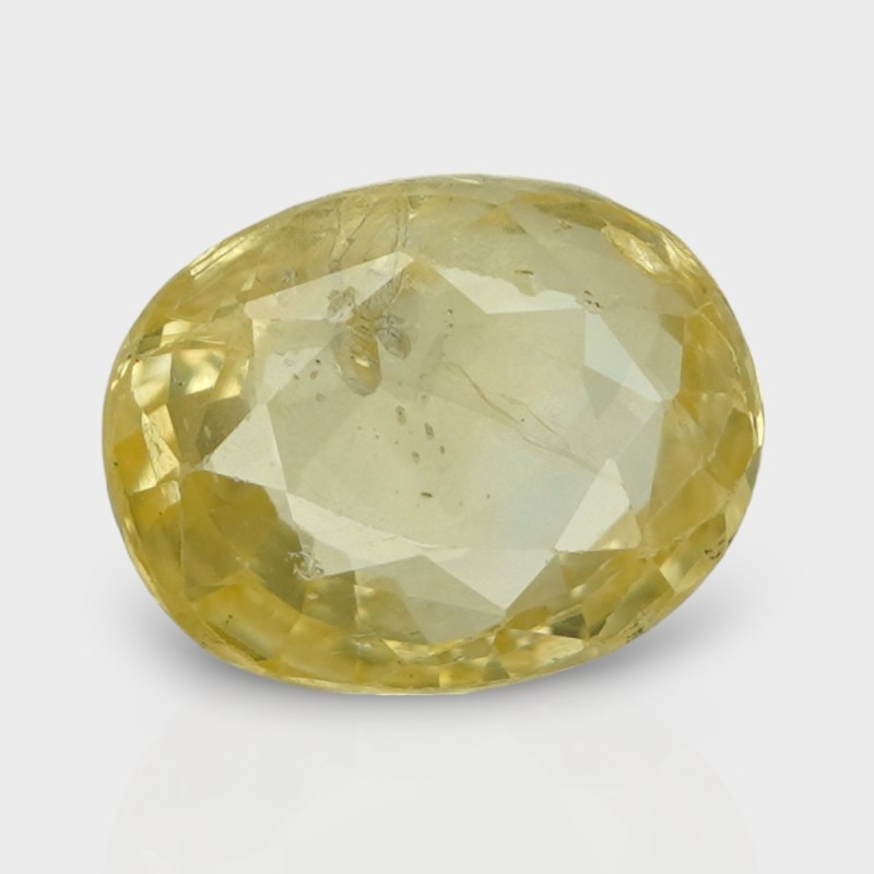 4.6 Cts. Natural Yellow Sapphire Faceted Cushion Loose Gemstone