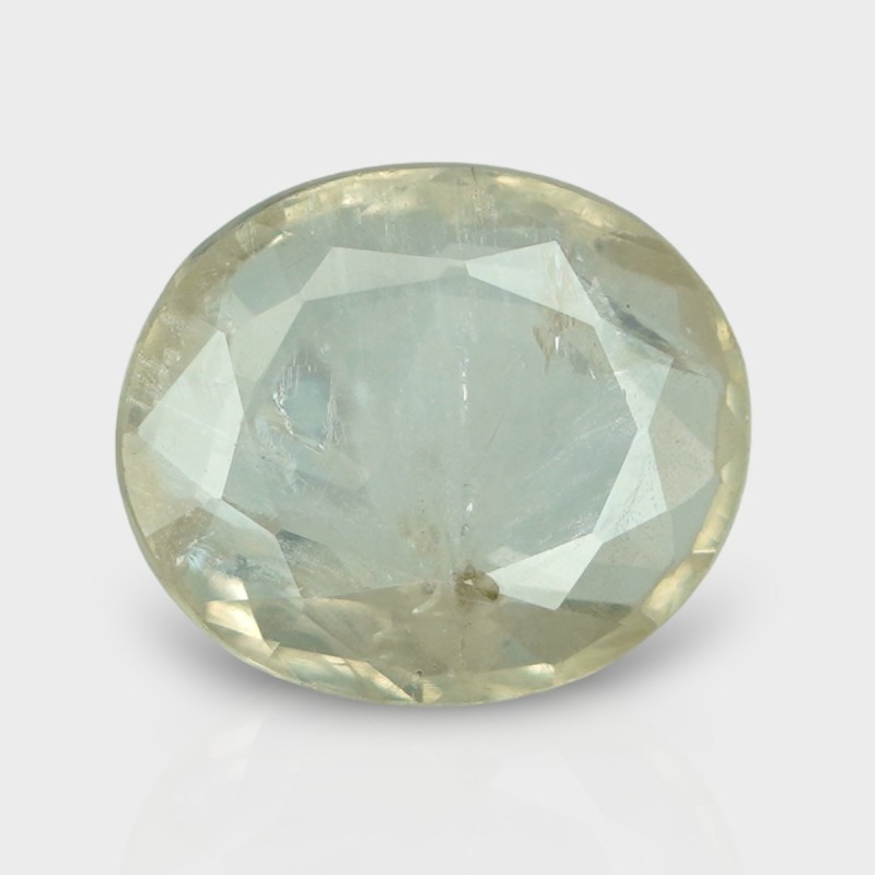 5.73 Cts. Natural Yellow Sapphire Faceted Oval Loose Gemstone