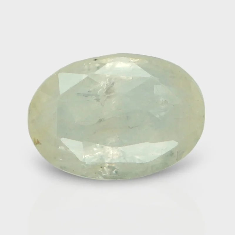 5.05 Cts. Natural Yellow Sapphire Faceted Oval Loose Gemstone