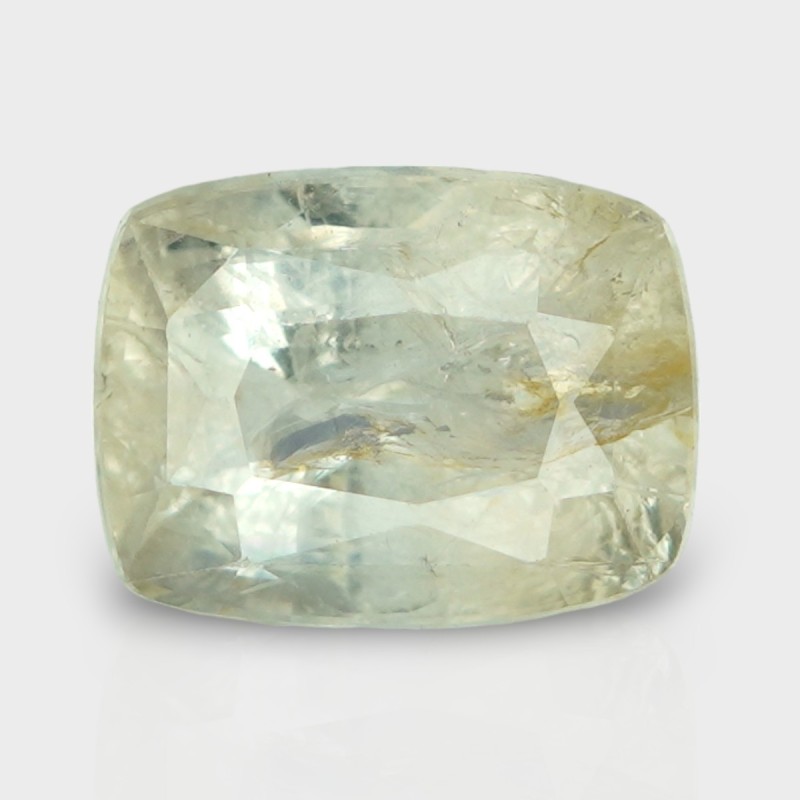 4.71 Cts. Natural Yellow Sapphire Faceted Cushion Loose Gemstone