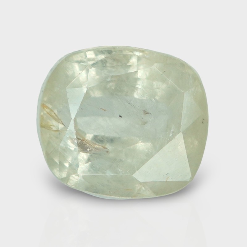 5.33 Cts. Natural Yellow Sapphire Faceted Cushion Loose Gemstone