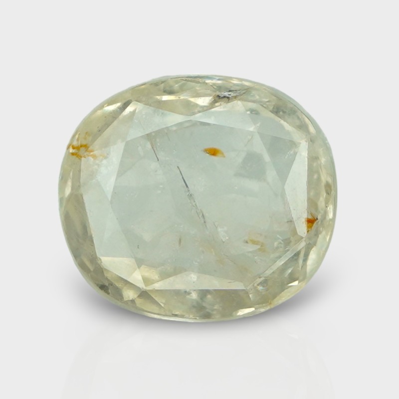 5.14 Cts. Natural Yellow Sapphire Faceted Oval Loose Gemstone