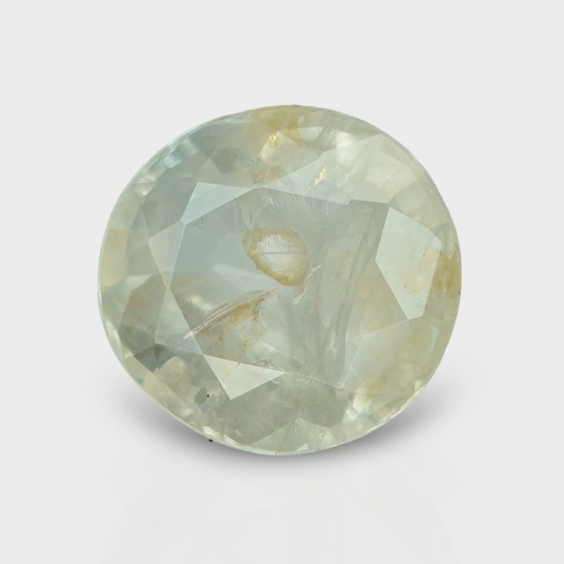 5.97 Cts. Natural Yellow Sapphire Faceted Oval Loose Gemstone