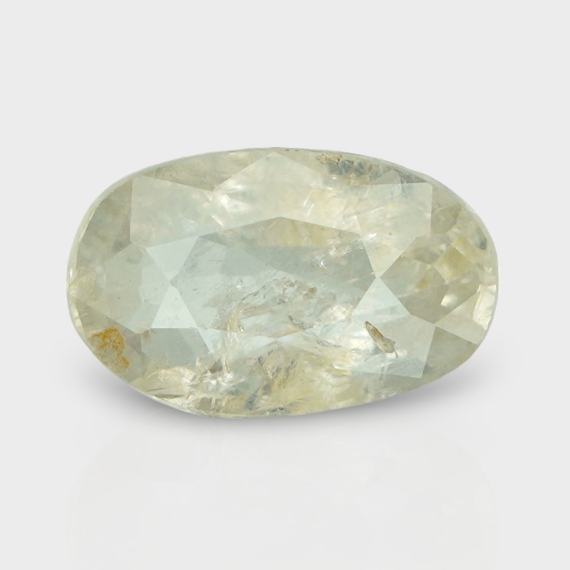 4.94 Cts. Natural Yellow Sapphire Faceted Oval Loose Gemstone