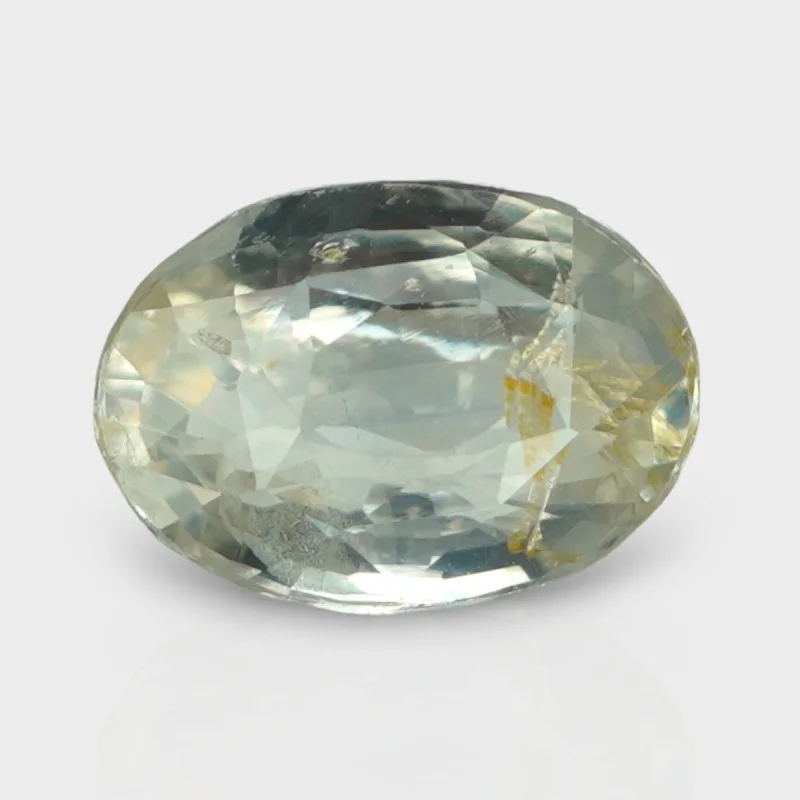 3.03 Cts. Natural Yellow Sapphire Faceted Cushion Loose Gemstone