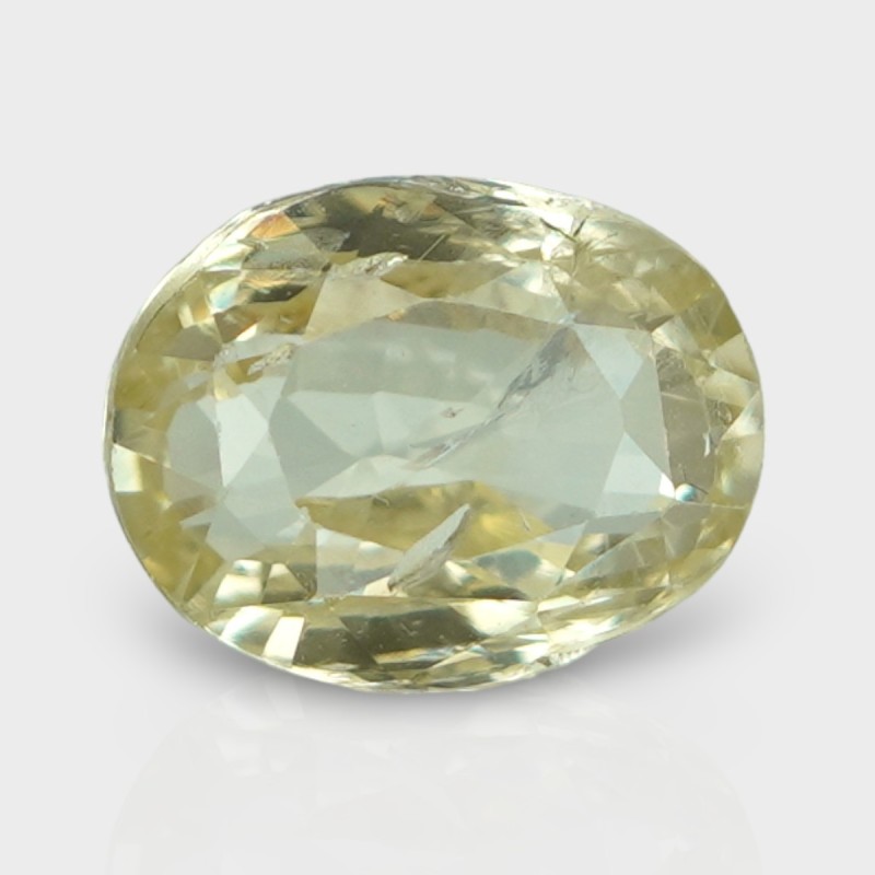 3.11 Cts. Natural Yellow Sapphire Faceted Cushion Loose Gemstone