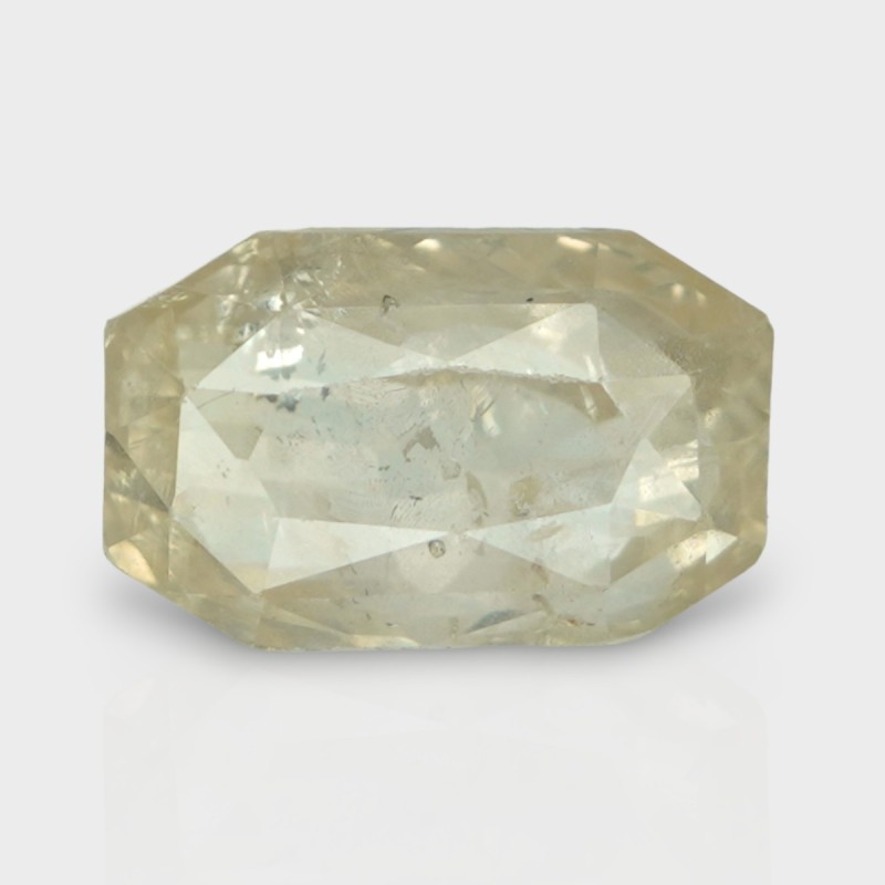 7.73 Cts. Natural Yellow Sapphire Step Cut Octagon Loose Gemstone