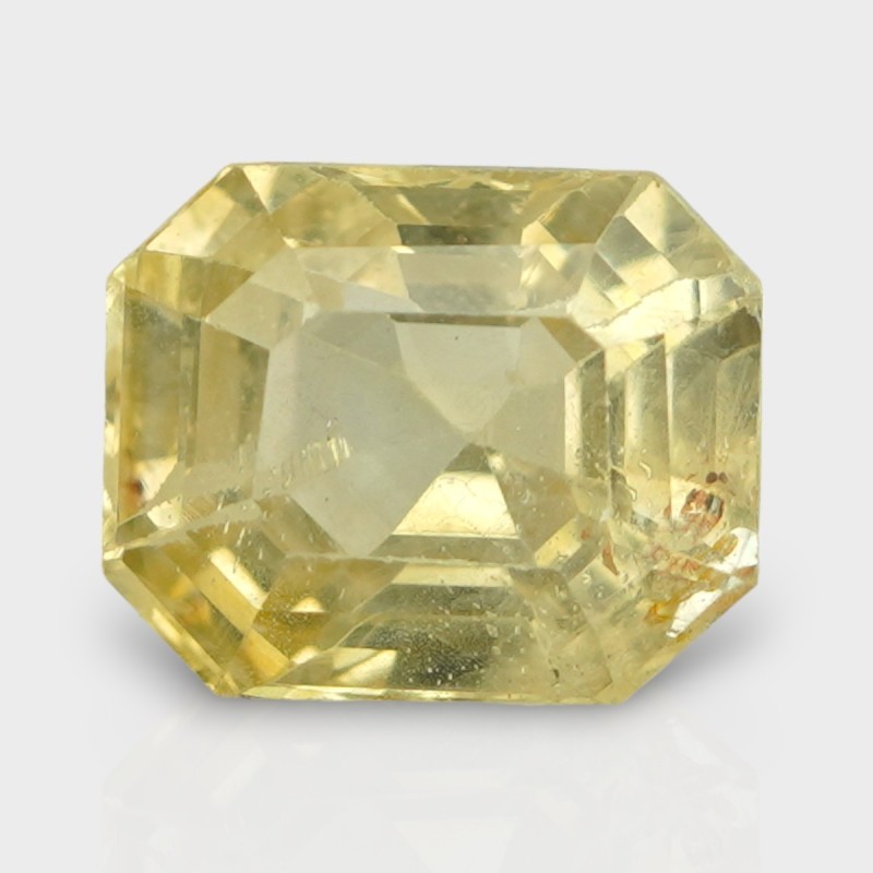 5.71 Cts. Natural Yellow Sapphire Faceted Oval Loose Gemstone