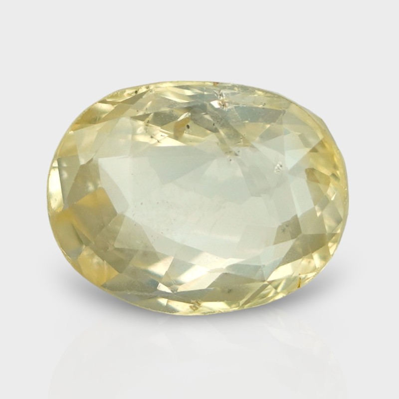 7.82 Cts. Natural Yellow Sapphire Faceted Cushion Loose Gemstone