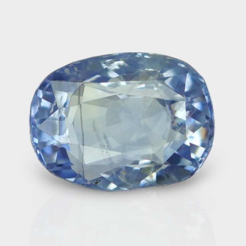 5.6 Cts. Natural Blue Sapphire Faceted Cushion Loose Gemstone