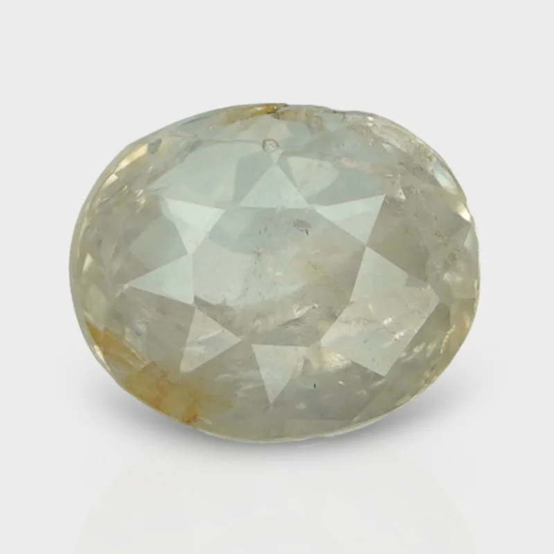 4.06 Cts. Natural Yellow Sapphire Faceted Cushion Loose Gemstone