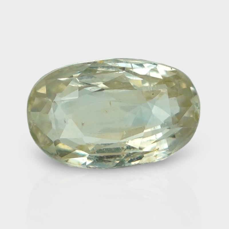 3.18 Cts. Natural Yellow Sapphire Faceted Cushion Loose Gemstone