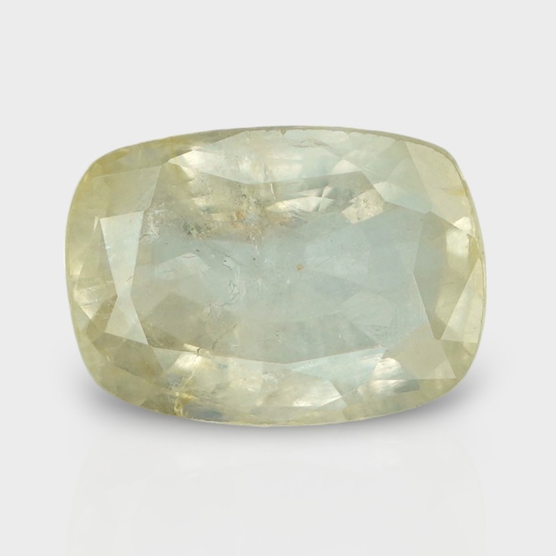 5.17 Cts. Natural Yellow Sapphire Faceted Cushion Loose Gemstone