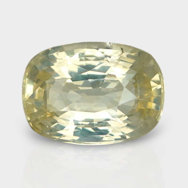 4.9 Cts. Natural Yellow Sapphire Faceted Cushion Loose Gemstone