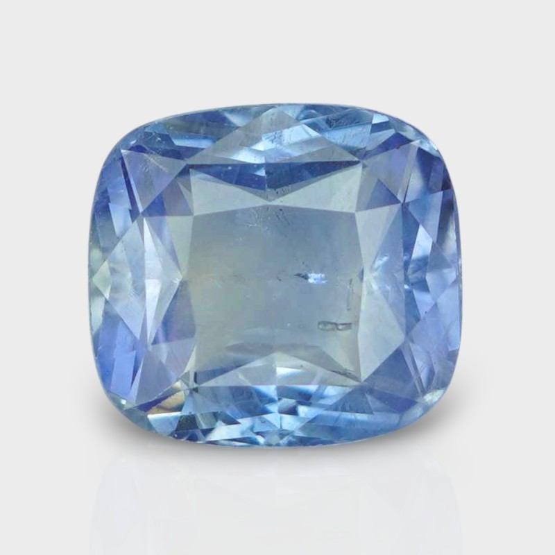 6.13 Cts. Natural Blue Sapphire Faceted Cushion Loose Gemstone