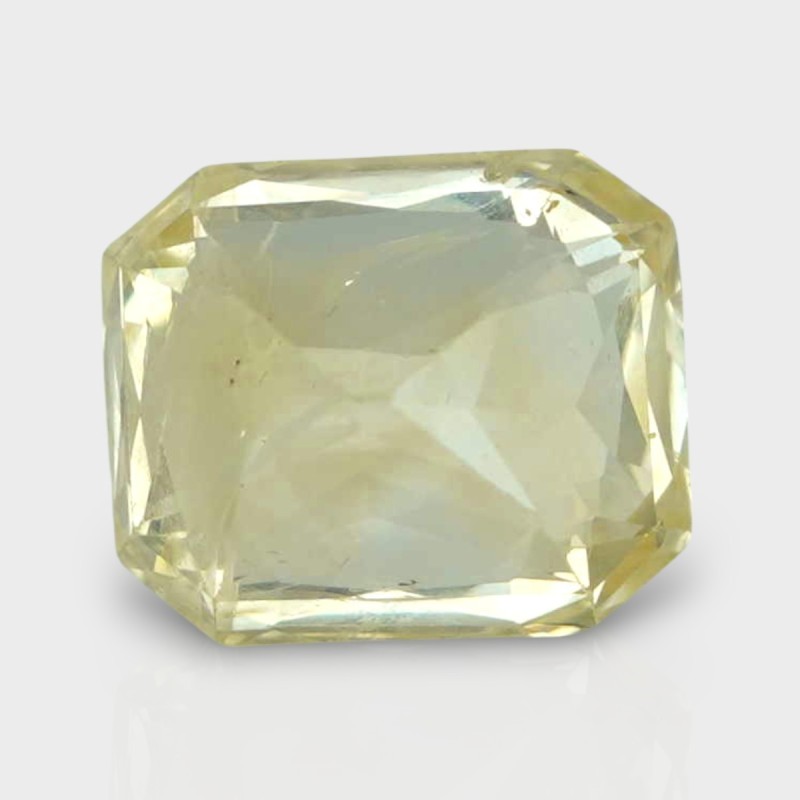 1.57 cts Natural Yellow Sapphire Loose Gemstone Octagon shops Cut