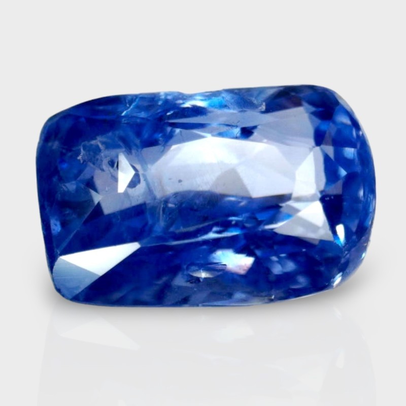 3.6 Cts. Natural Blue Sapphire Faceted Cushion Loose Gemstone